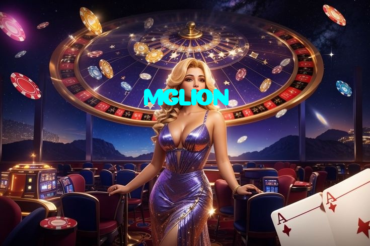 MGLION casino presented on mobile device in Pakistan with slots and live games
